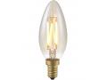 Ledlamp kaars 4W goud 2200 K