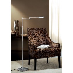 9614 Leeslamp LED 2200 lumen nikkel mat Holtkotter