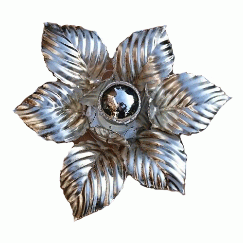 Plafonnière Gentile argento 30 cm