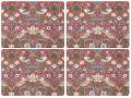Placemats Strawberry Thief rood van Pimpernel